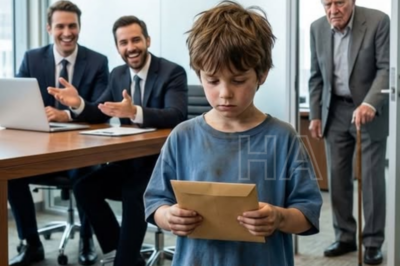 “Solo vengo a devolver esto”, dijo el niño de la calle. El guardia se burló, pero cuando el millonario vio lo que había dentro del sobre, su mundo entero se derrumbó.