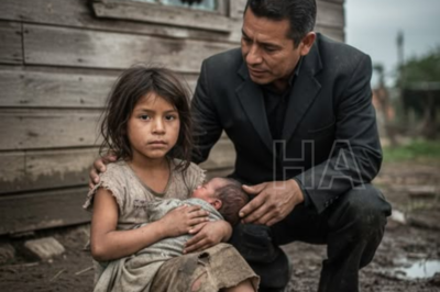 El millonario que no podía tener hijos creyó que lo había perdido todo… hasta que vio a una niña defendiendo a un bebé como si el mundo entero fuera su enemigo.