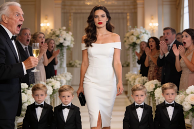 Mi suegro estampó sobre la mesa, delante de mí, un cheque de 120 millones de dólares. “No perteneces al mundo de mi hijo”, soltó con brusquedad. “Esto es más que suficiente para que una chica como tú viva cómodamente el resto de su vida.” Me quedé mirando la abrumadora hilera de ceros, con la mano apoyándose por instinto en el vientre, donde apenas empezaba a notarse un pequeño bulto. Sin discusiones. Sin lágrimas. Firmé los papeles, tomé el dinero… y desaparecí de sus vidas como una gota de lluvia en el océano, sin dejar rastro