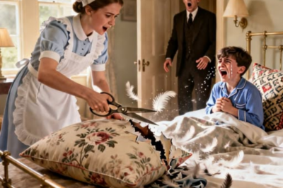 El hijo de un millonario gritaba cada noche al dormir… ¡pero nadie imaginó lo que la criada halló dentro de su almohada!