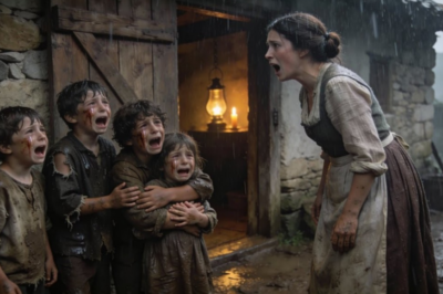 La mujer sin hijos era considerada inútil… hasta que cuatro niños huérfanos fueron abandonados en su puerta.