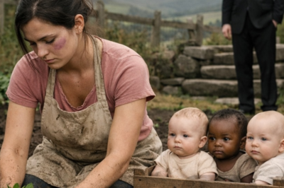 Él se marchó para perseguir la fortuna, dejando atrás a la mujer que lo había levantado desde la nada. Dos años después, regresó. Lo que vio en los campos, y los tres niños a su lado, lo destrozó por completo.