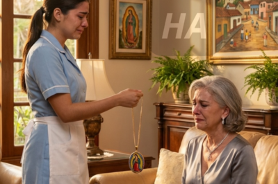 “La empleada tomó por error el collar de su patrona millonaria. Temblando regresó a devolverlo, pero lo que descubrió reveló una mentira que duró 24 años.”