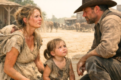 Un vaquero solitario compró a una viuda embarazada en una subasta, hasta que ella susurró: “Te arrepentirás”.