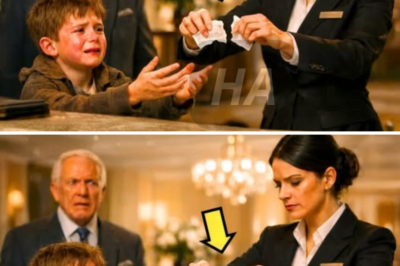 LA GERENTE ROMPIÓ EL CHEQUE DEL NIÑO POBRE… SIN SABER QUIÉN ESTABA VIENDO TODO